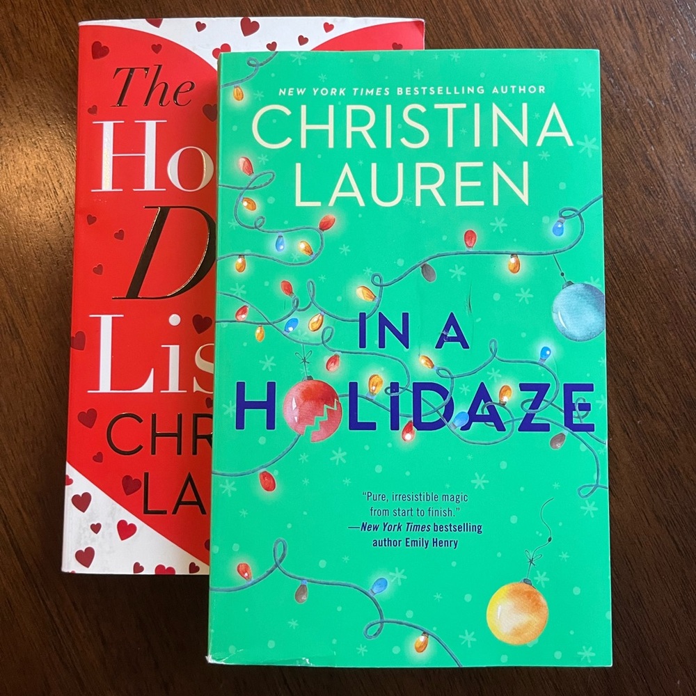 Contemporary romance books, lot of 2 Christina Lauren